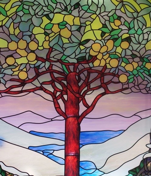 stained glass tree image