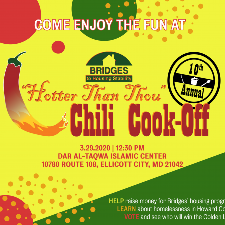 Chili cook-off (Cancelled; to be rescheduled) for Bridges for Housing ...